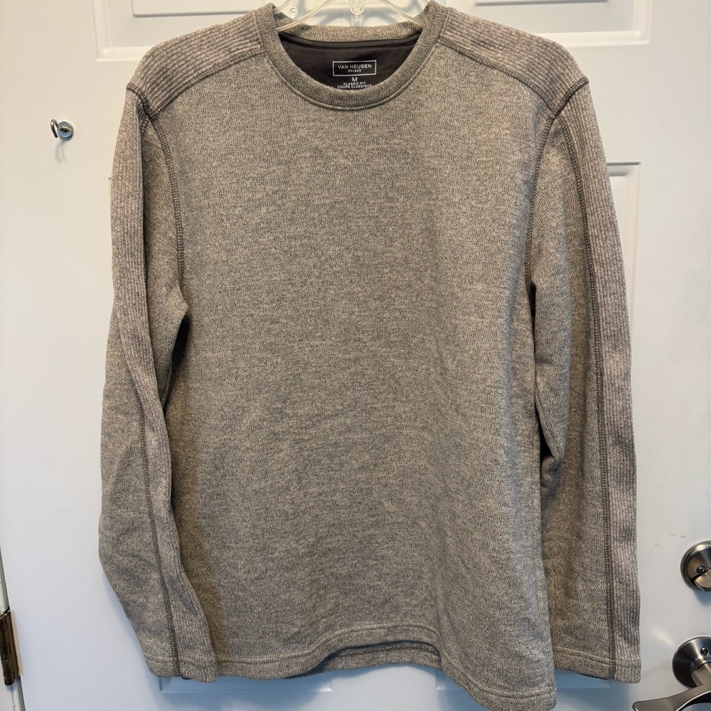 Van Heusen Men's Tan Crewneck Sweater